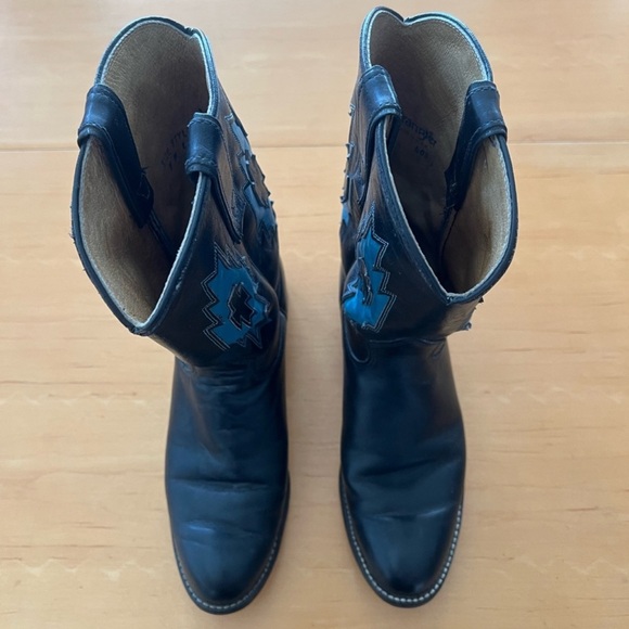 Wrangler Women’s Leather Cowgirl Boots - Picture 4 of 10